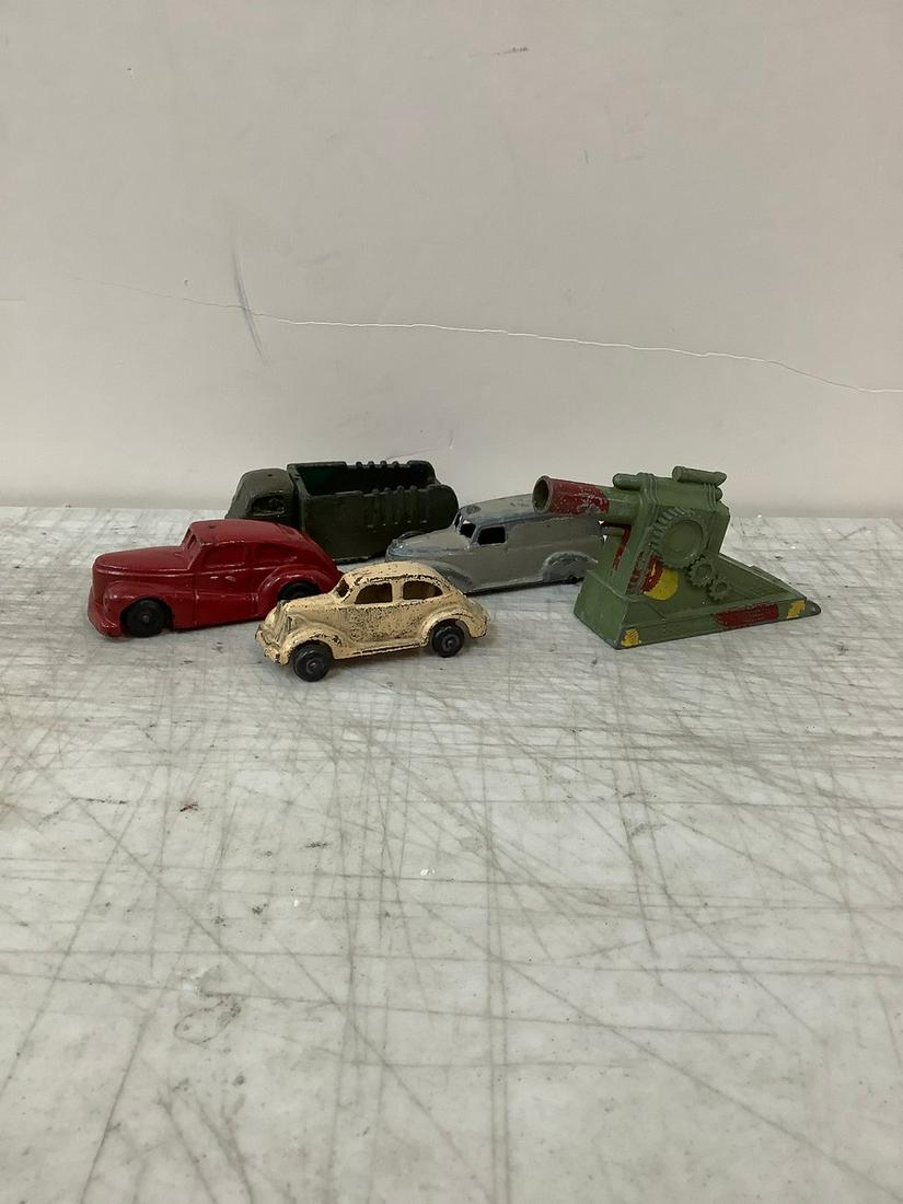 Lot of Vintage Tootsie Toy, Auburn Rubber Co. and More Metal Cars (Some Missing Wheels) (1 of 1)