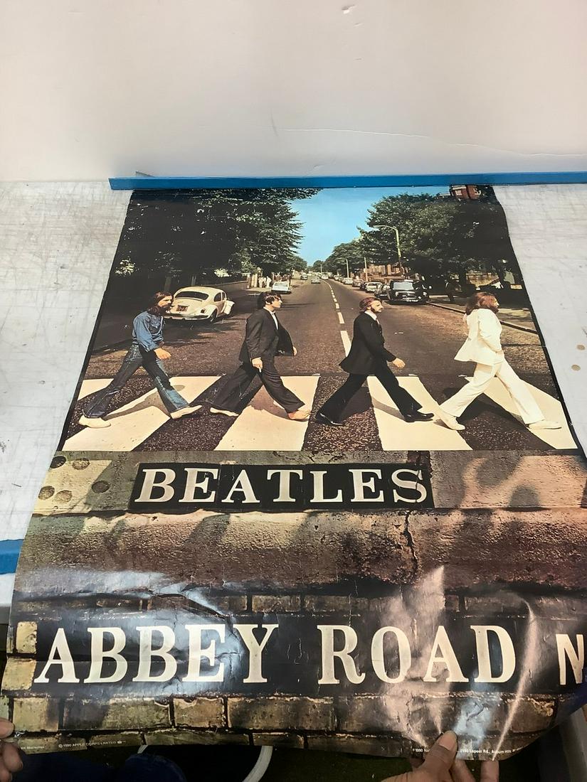 1990 Beatles Abbey Road Poster 35x23 (Some Tears (1 of 1)