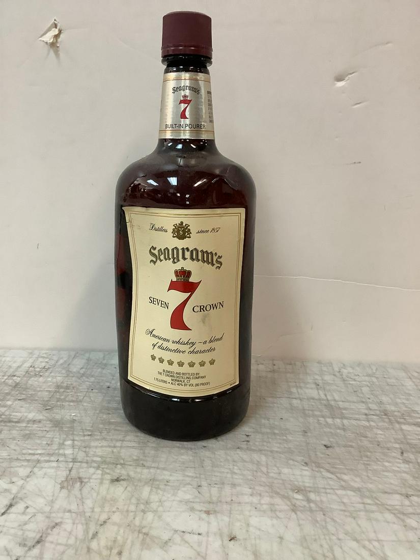 Sealed Seagram's Seven Crown 1.75 Liters (1 of 1)