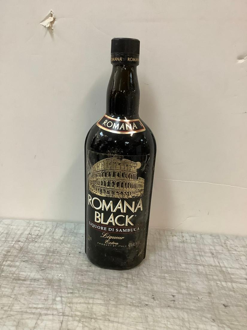 Sealed Romana Black Liquore Di Sambuca 750ml: Sealed Romana Black Liquore Di Sambuca 750ml