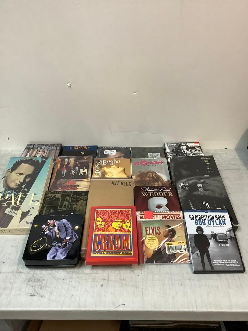 Lot of Dvd's including Elvis Presley, Cream, Bob Dylan, Jeff Beck and More: Lot of Dvd's including Elvis Presley, Cream, Bob Dylan, Jeff Beck and More