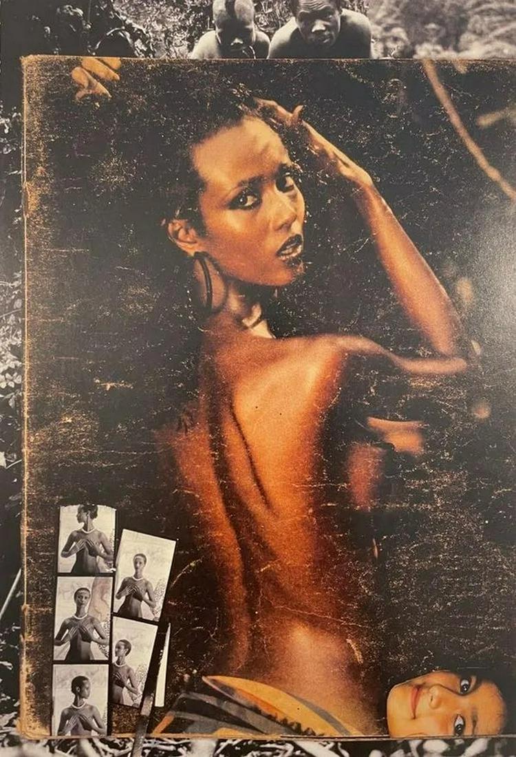 Peter Beard - Female Nude, Undated: PETER BEARD (1938-2020) Female Nude, Undated Print in Colors 10" x 14 1/2"