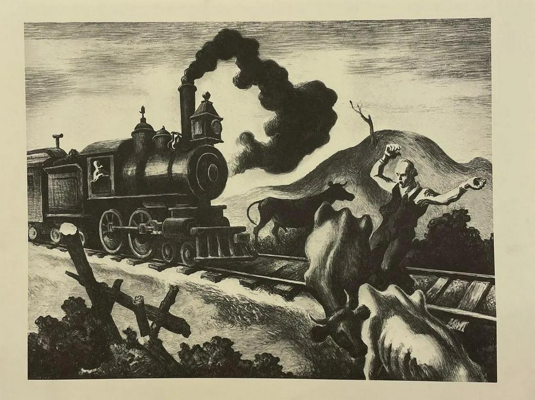 Thomas Hart Benton - Untitled - Print in Colors (1 of 1)