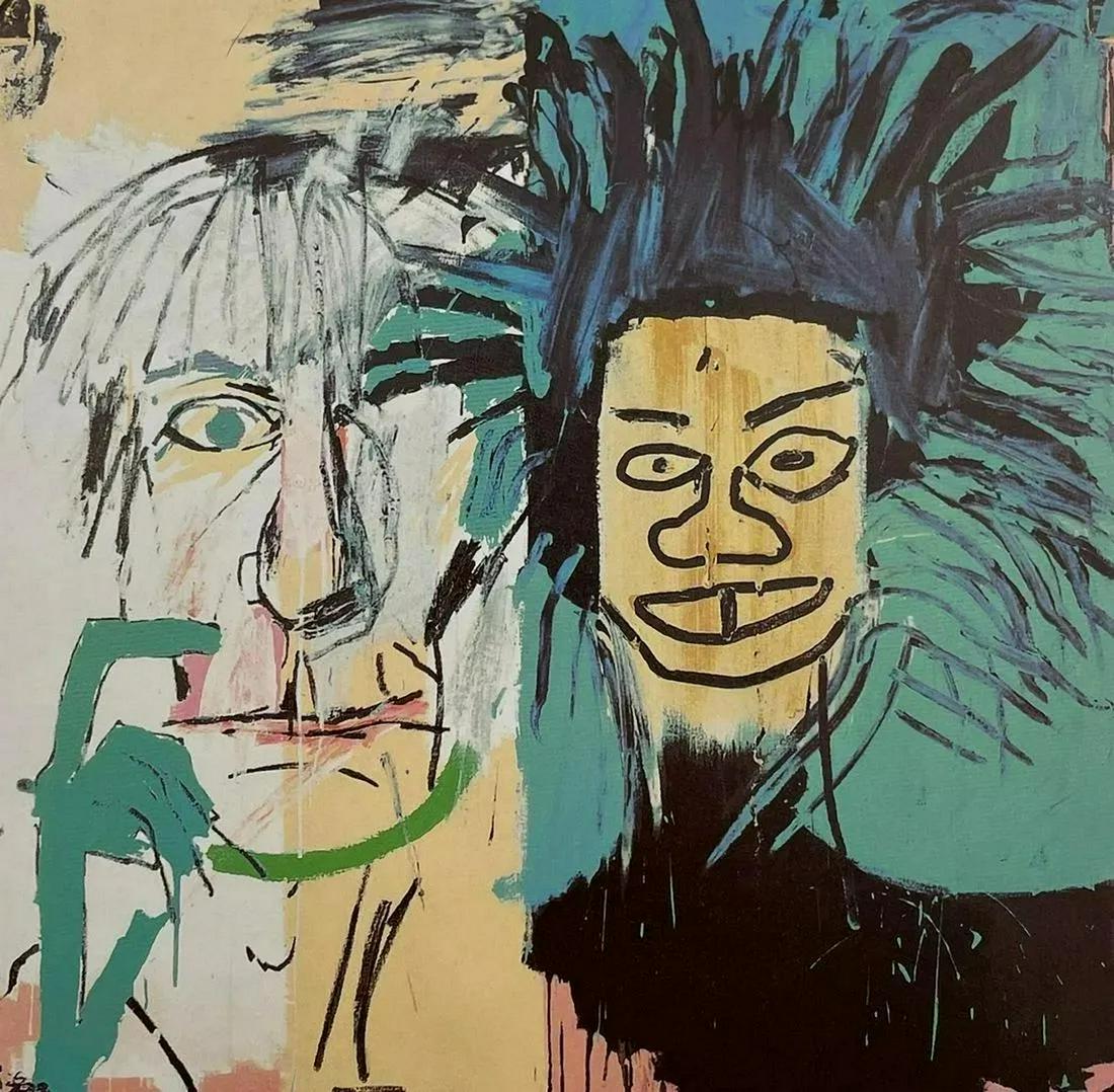 Jean Michel Basquiat - Dos Cabezas, 1982 (1 of 1)