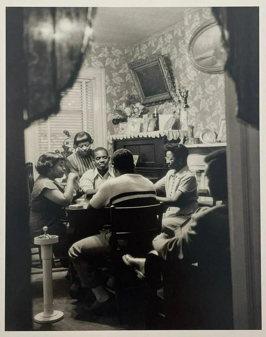 Gordon Parks - Untitled, 1949: GORDON PARKS (1912-2006) Untitled, Fort Scott, Kansas, 1949 Print in Colors 7" x 8 3/4" Gordon Parks was a self-taught photographer, writer, composer, and filmmaker. Parks is remembered as the first A