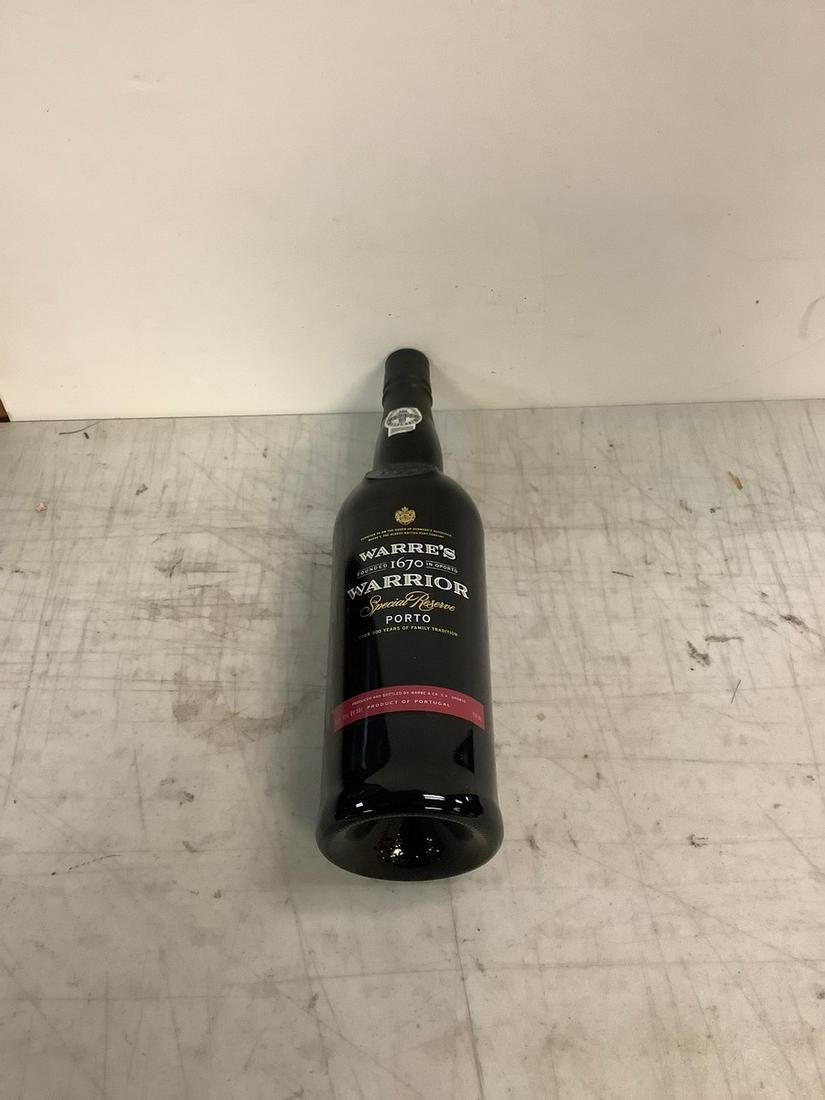 Sealed Warre's Warrior Special Reserve Porto 750ml: Any contents in bottle is Free; You are bidding on the bottle & unbroken tax stamp