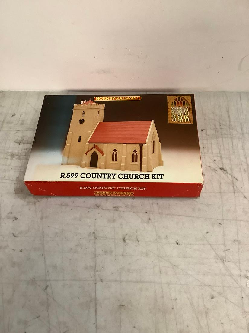 Hornby Railways R599 Country  Church Kit OO Gauge Scale Models (1 of 1)