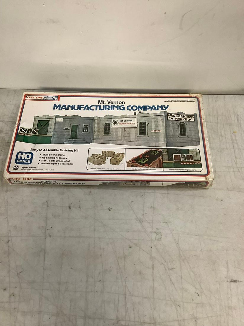 Sealed Life Like Mt. Vernon Manufacturing Company HO Scale Building Kit (1 of 1)