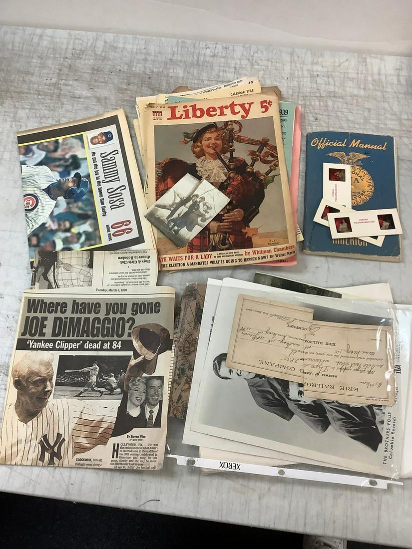 Lot of Vintage Ephemera and More: Lot of Vintage Ephemera and More