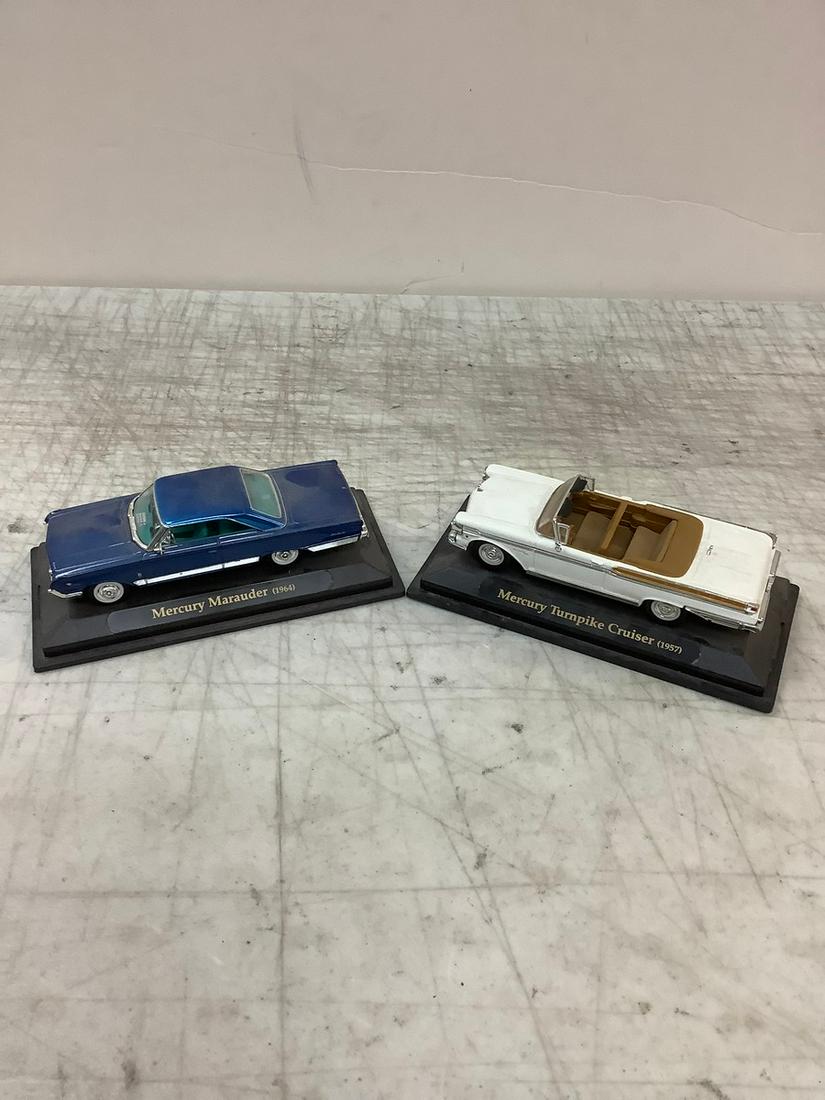 1957 Mercury Turnpike Cruiser, 1964 Mercury Marauder, longerst 6": 1957 Mercury Turnpike Cruiser, 1964 Mercury Marauder, longerst 6"