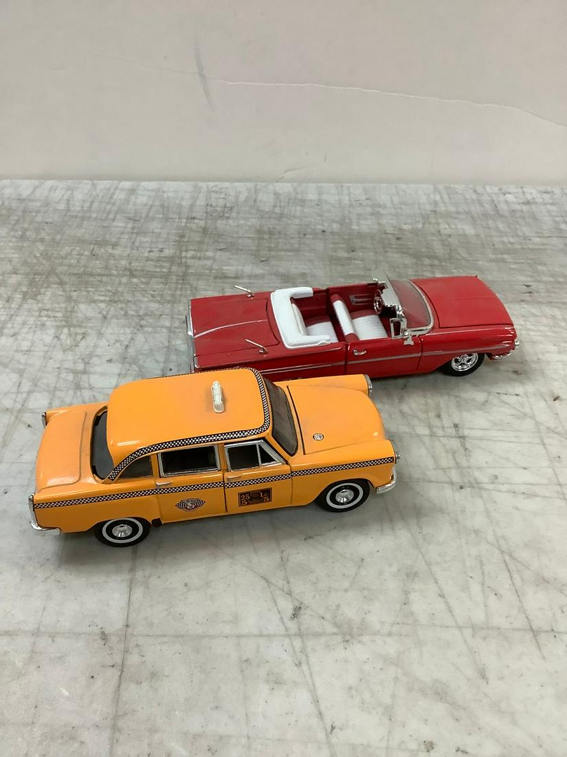 1963 Checker Taxi Cab, 1959 Chevy Impala Convertible, longest 7" (1 of 1)
