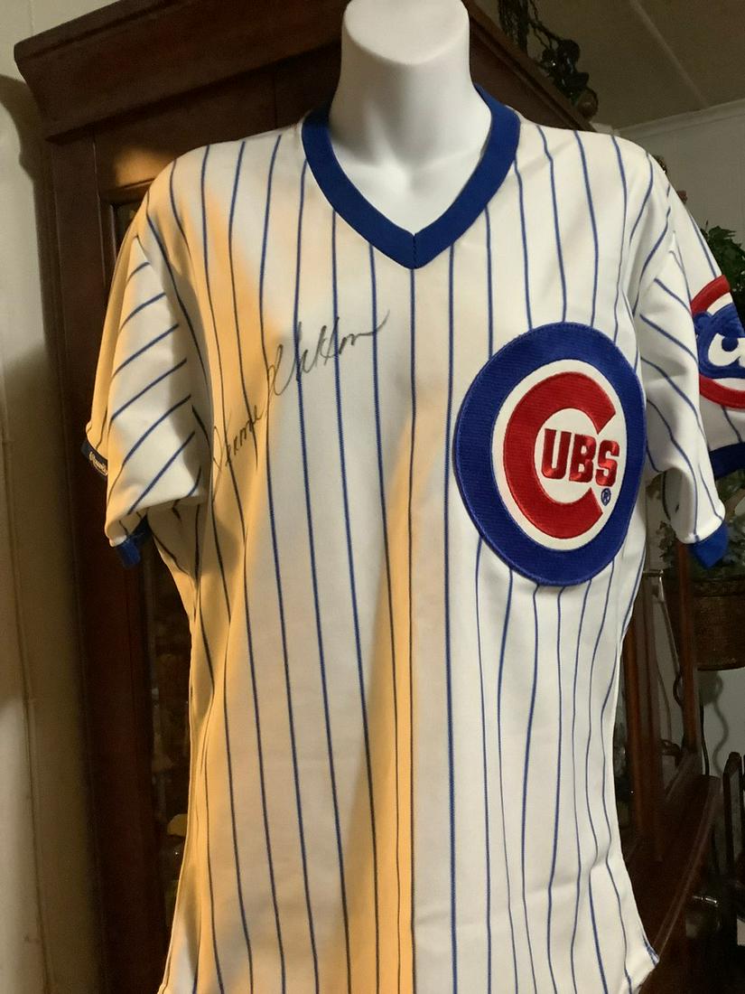 1989 Rawlings Signed (Jerome Walton) Cubbs Jersey Size 40 (Needs Cleaning): 1989 Rawlings Signed (Jerome Walton) Cubbs Jersey Size 40 (Needs Cleaning)
