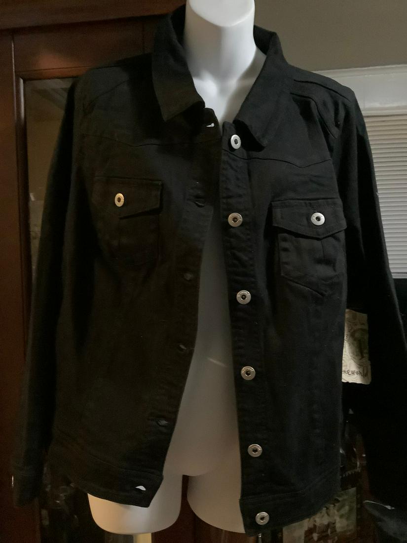 Women's One World Jean Jacket w/ Tags Size 2XL (1 of 1)