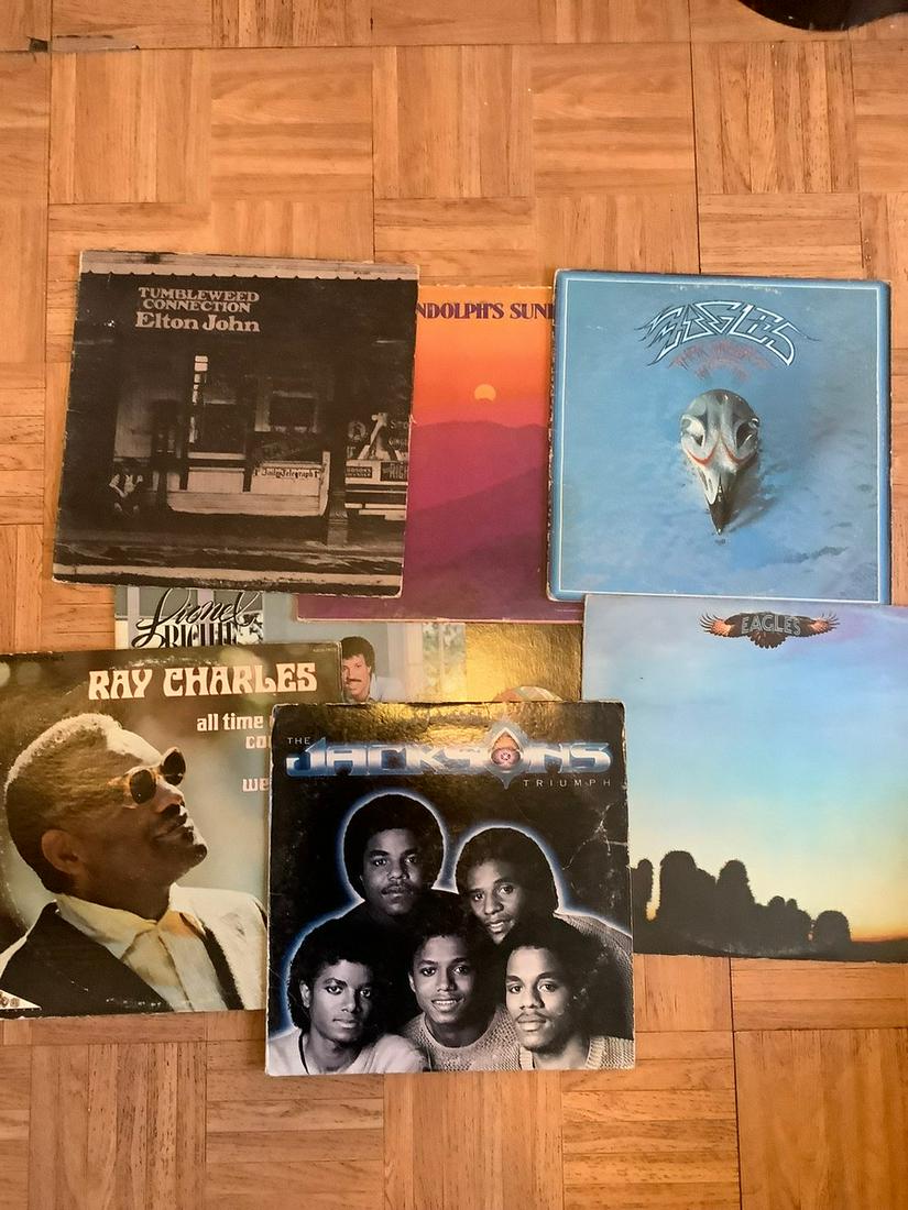 Lot of Albums Including The Eagles, The Jacksons, Elton John, Ray Charles and More: Lot of Albums Including The Eagles, The Jacksons, Elton John, Ray Charles and More
