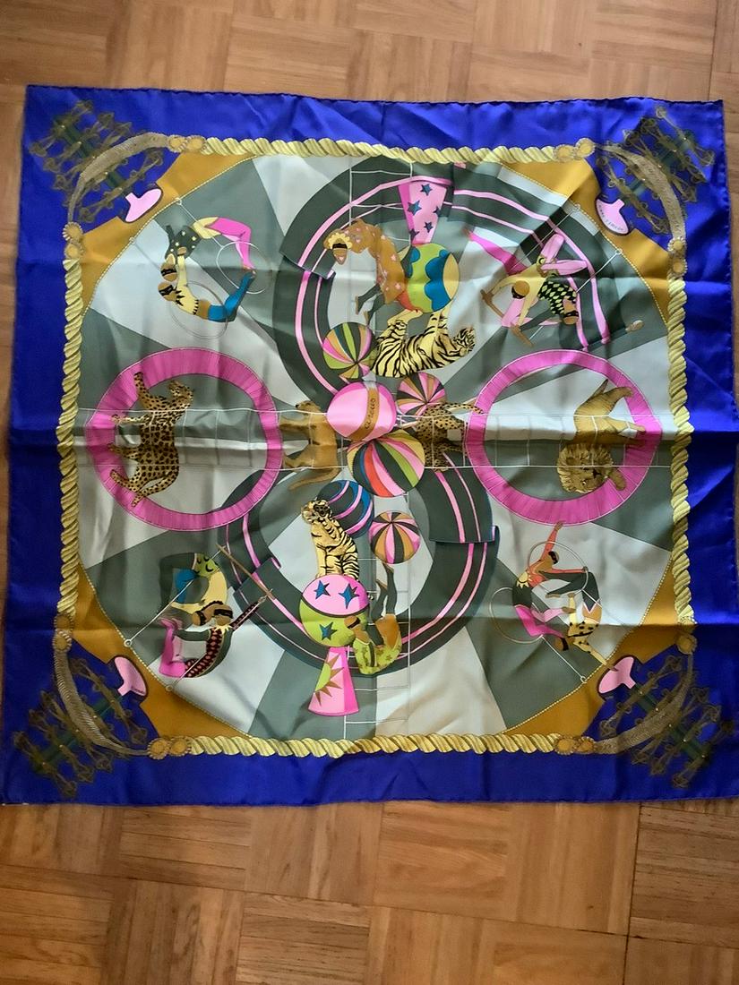 Hermes Silk Scarf: Hermes Silk Scarf