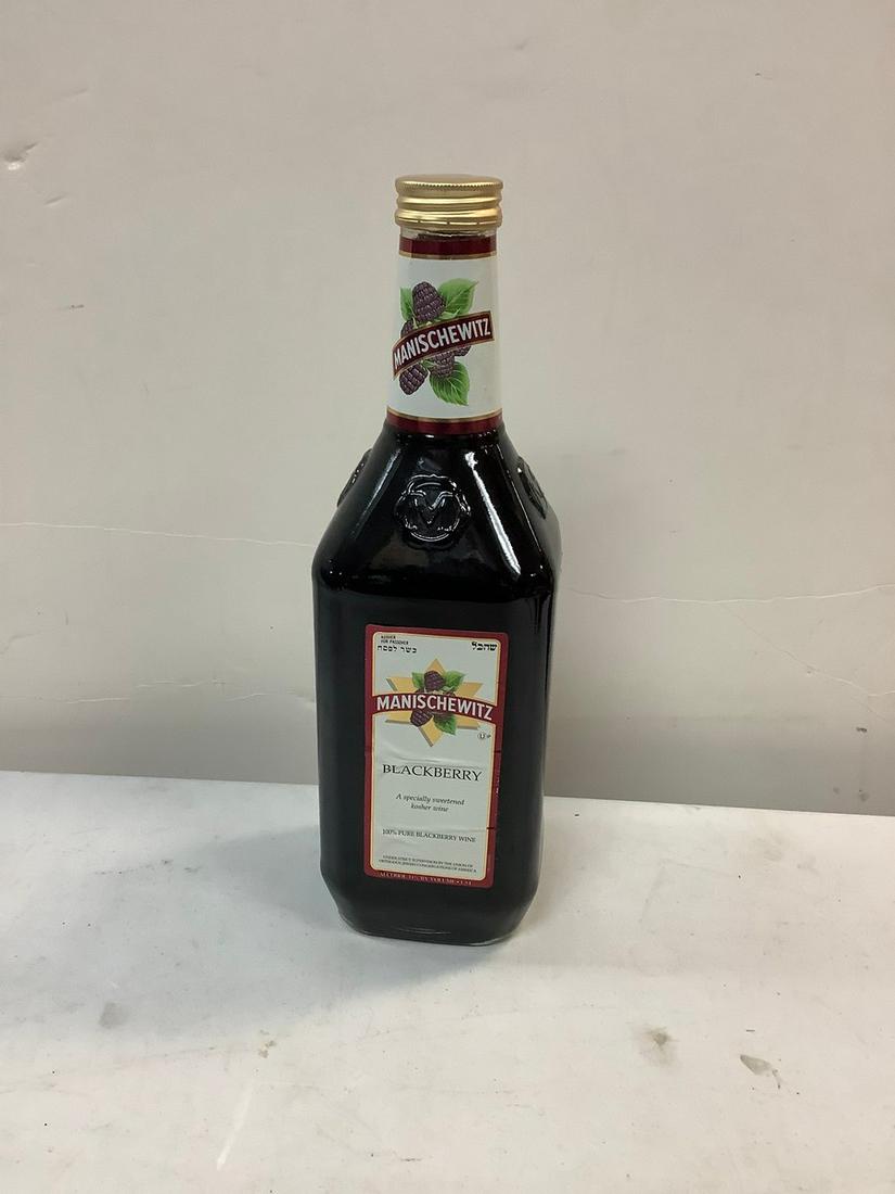 Sealed Manischewitz Blackberry Wine 1.5 Liter: Sealed Manischewitz Blackberry Wine 1.5 Liter