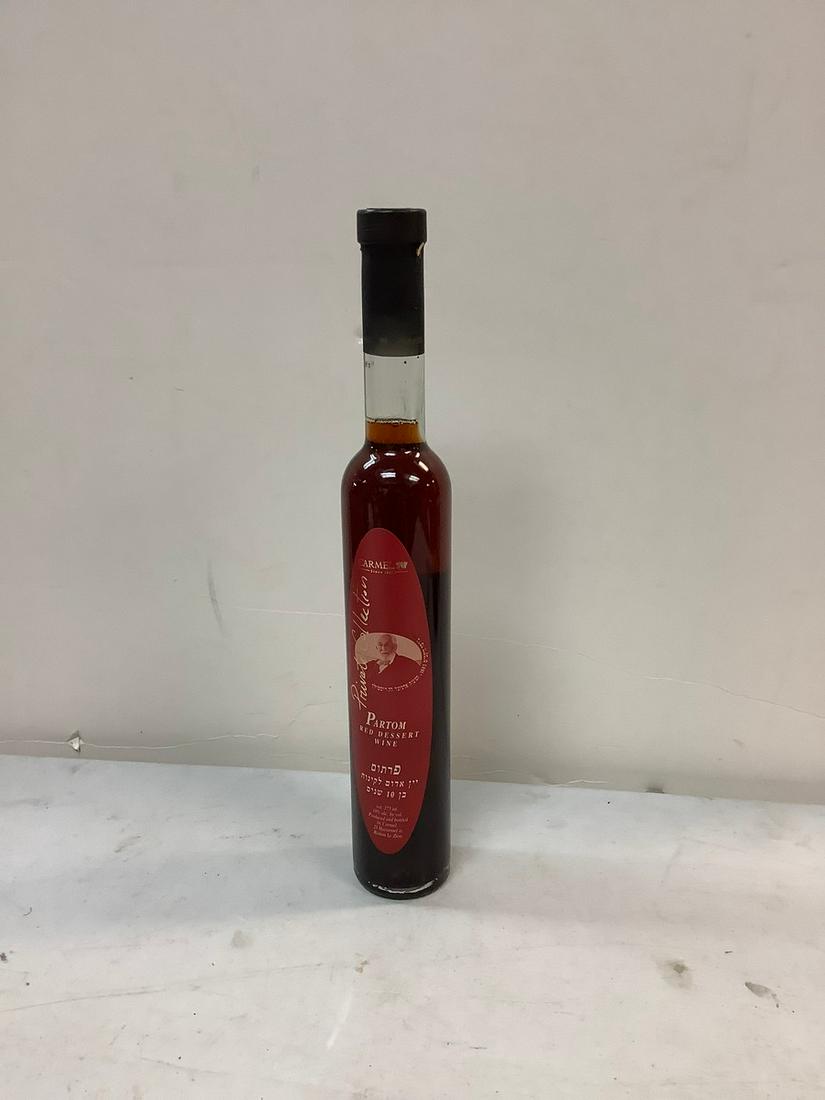 Sealed Carmel Partom Red Dessert Wine Private Collection 375ml: Sealed Carmel Partom Red Dessert Wine Private Collection 375ml
