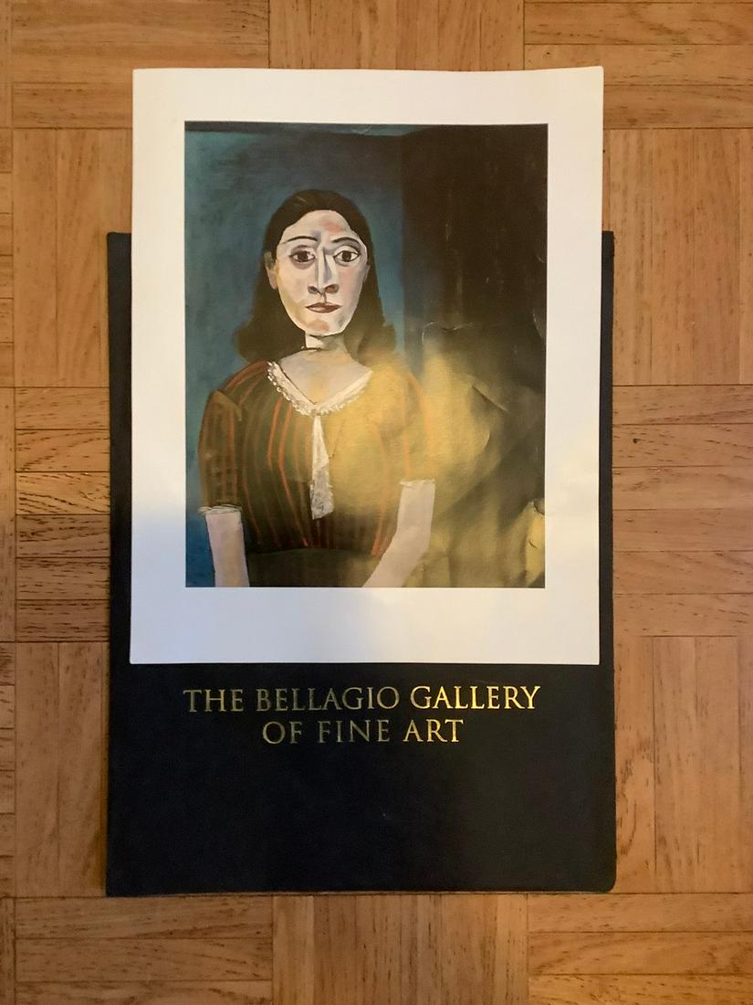 The Bellagio Gallery of Fine Art Pablo Picasso Portrait of Dora Maar, Paris, October 9, 1942 Oil on: The Bellagio Gallery of Fine Art Pablo Picasso Portrait of Dora Maar, Paris, October 9, 1942 Oil on Panel 14x11