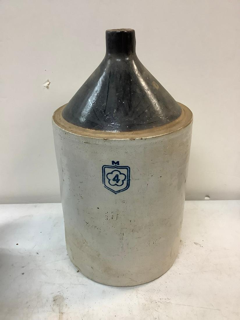 Vintage Pottery Jug 19.5", number 4 (1 of 1)