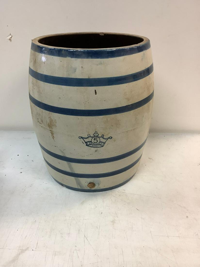 Vintage No. 5 Crock 14": Vintage No. 5 Crock 14"