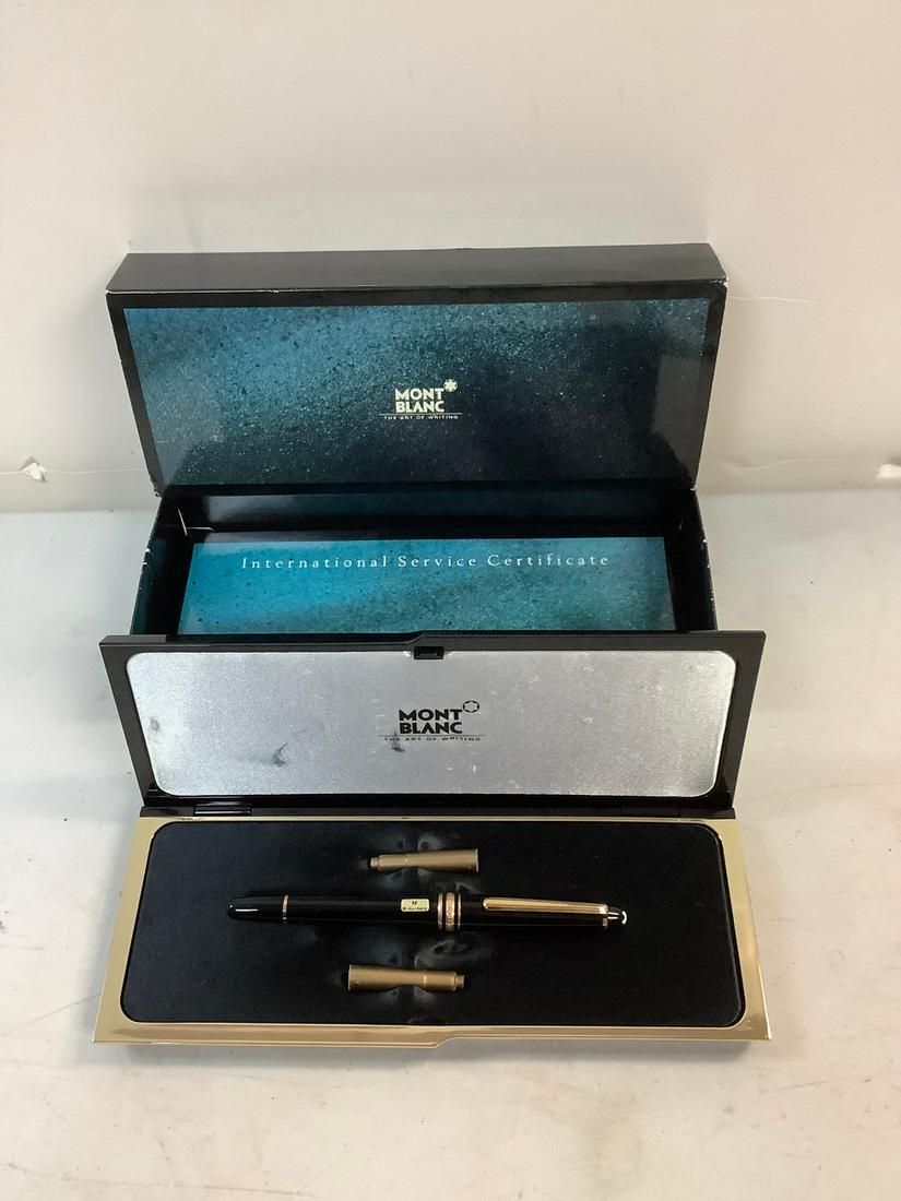 MontBlanc- Meisterstuck writing pen, 14K Nib, made in W. Germany: MontBlanc- Meisterstuck writing pen, 14K Nib, made in W. Germany
