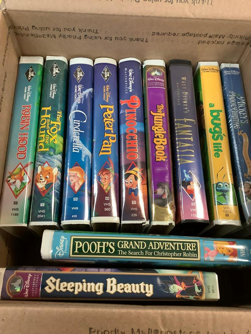 Lot of Disney VHS Cassettes, some are The Classics (1 of 1)
