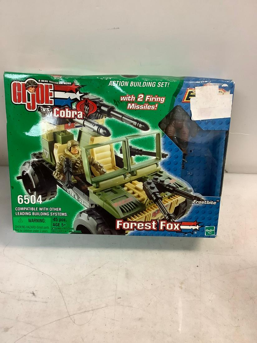 Sealed Hasbro GI Joe vs. Cobra Action Building Set "Forrest Fox" (1 of 1)