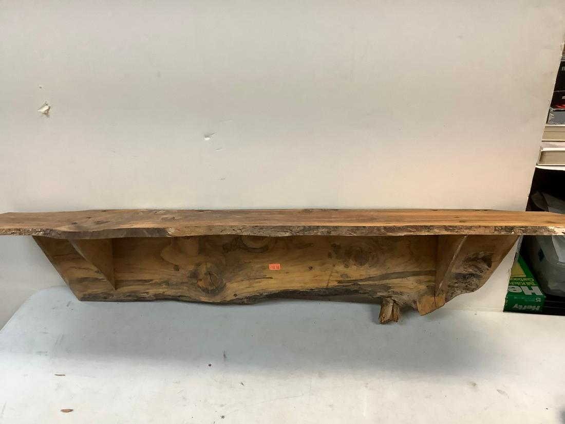 Wooden Wall Shelf, 36.5" long: Wooden Wall Shelf, 36.5" long