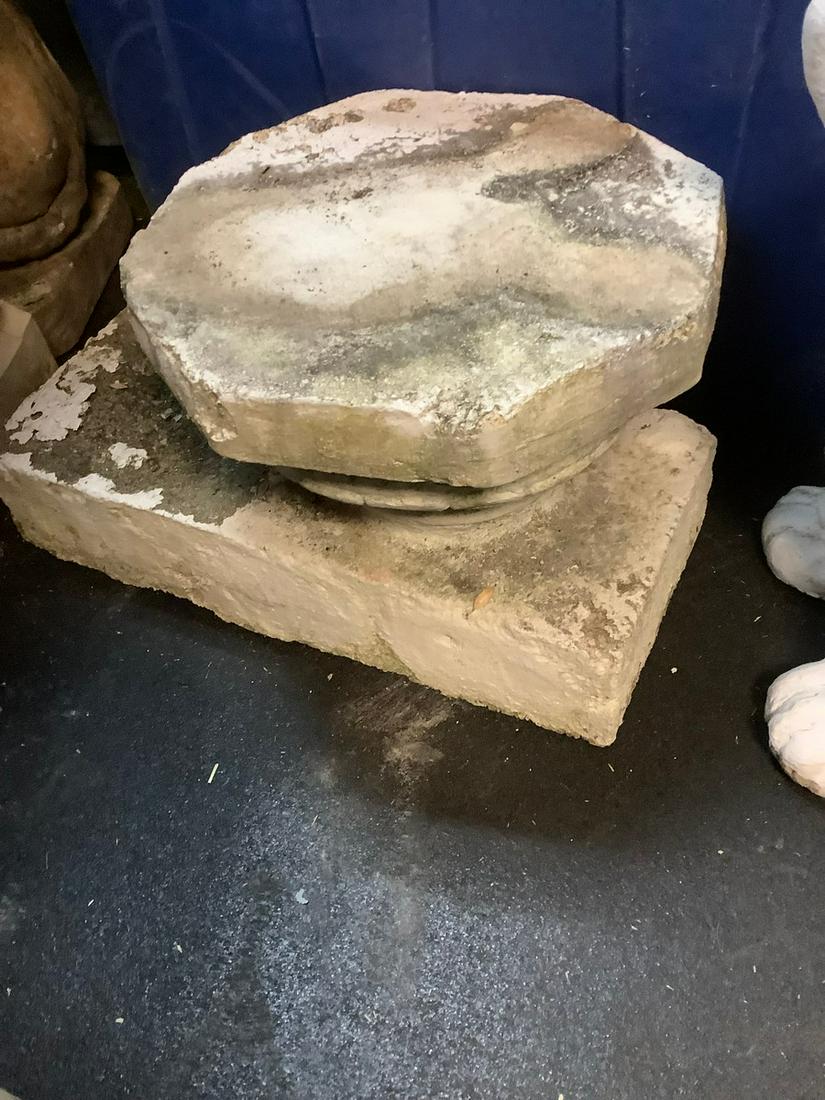 Cement Statue Base, 11" (1 of 1)
