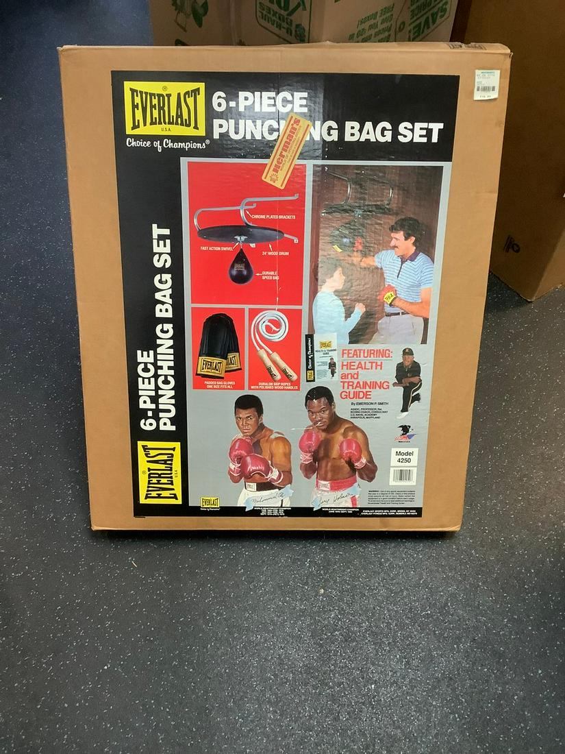 Ali & Holmes  Everlast Punching Bag set, NIB sealed (1 of 1)