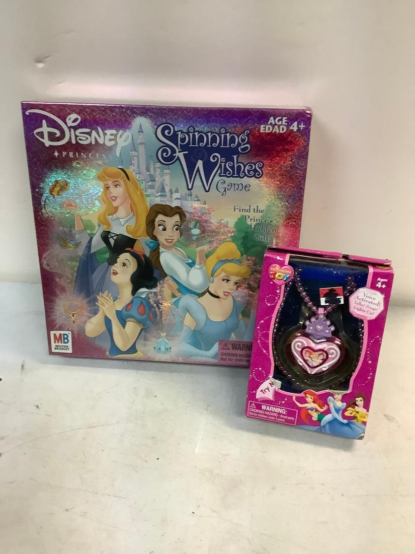 Lot of Disney Princesses Spinning Wishes Game & Voice Activated