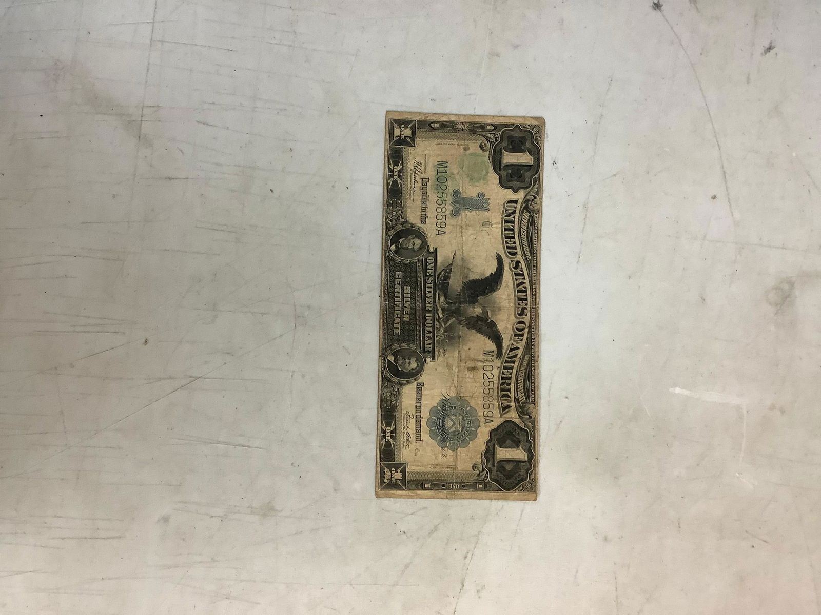 1899 Black Eagle Silver Certificate, Spellman-White Signatures (1 of 1)