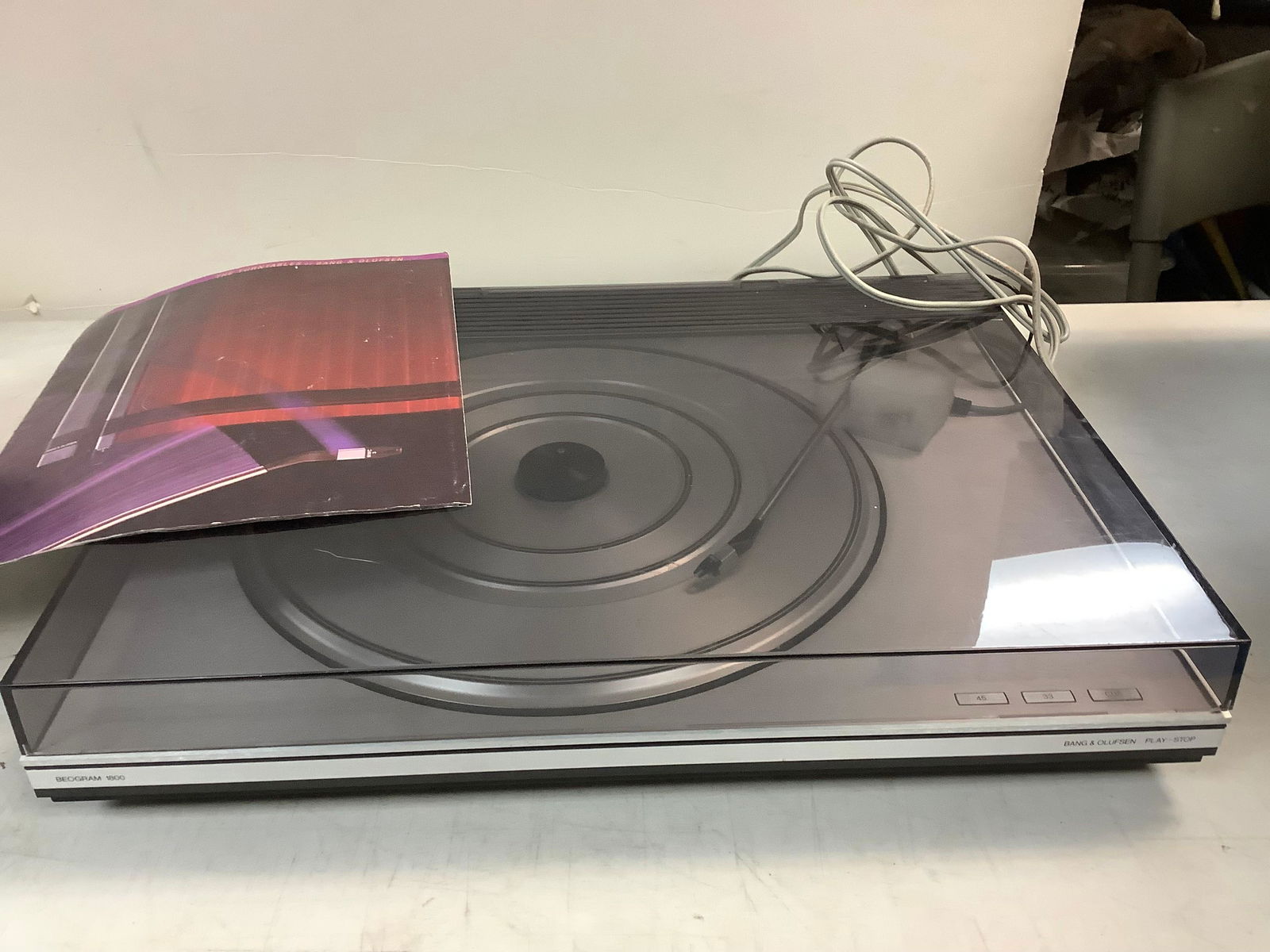 Bang & Olufsen Turntable model Beogram 1800, not tested (1 of 1)