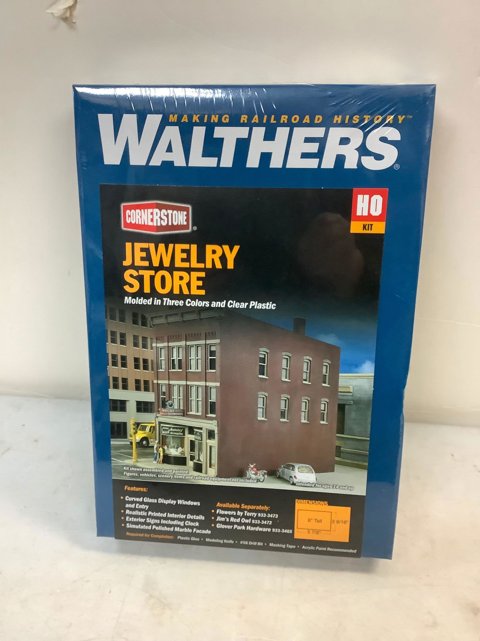 Sealed Cornerstone Walthers Jewelry Store HO Kit (1 of 1)
