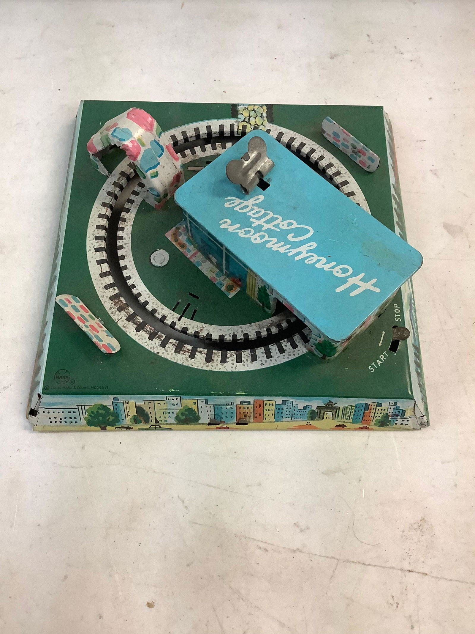 Vintage Marx working tin toy train (1 of 1)