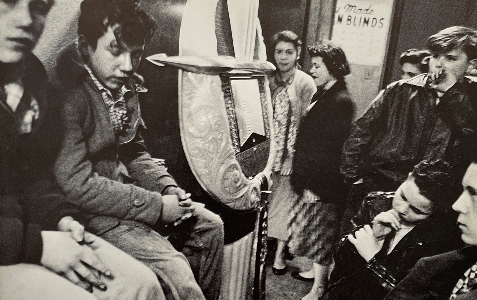 Robert Frank - Candy Store - New York City: ROBERT FRANK (1924-2019) Candy Store - New York City Print in Colors, Printed in the 1960s 5 1/4" x 7 1/2" Robert Frank is a Swiss-born American filmmaker and photographer. Characterized by their poin
