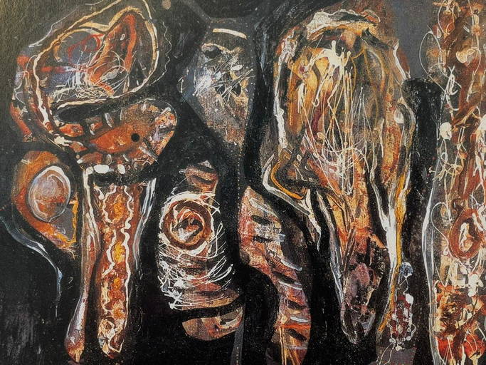 Jackson Pollock Landscape With Steer, 1935