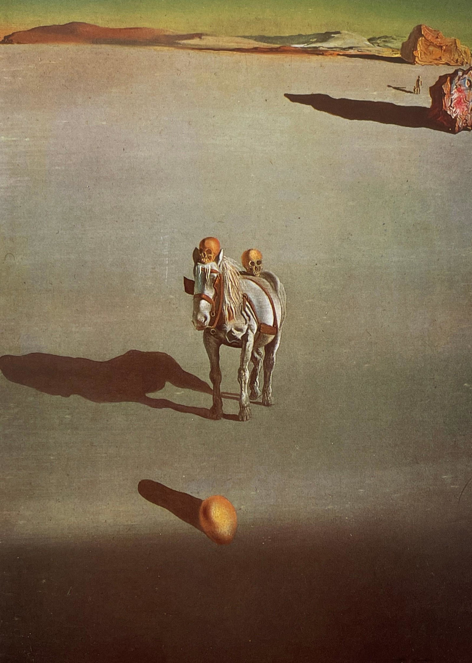 Salvador Dali - Geological Destiny, 1933: SALVADOR DALI (1904-1989) Geological Destiny, 1933 Print in Colors, Printed in the 2000s 5 3/4" x 7 3/4" Salvador DalÃƒÂ­ was a renowned Surrealist artist known for his enigmatic paintings of drea