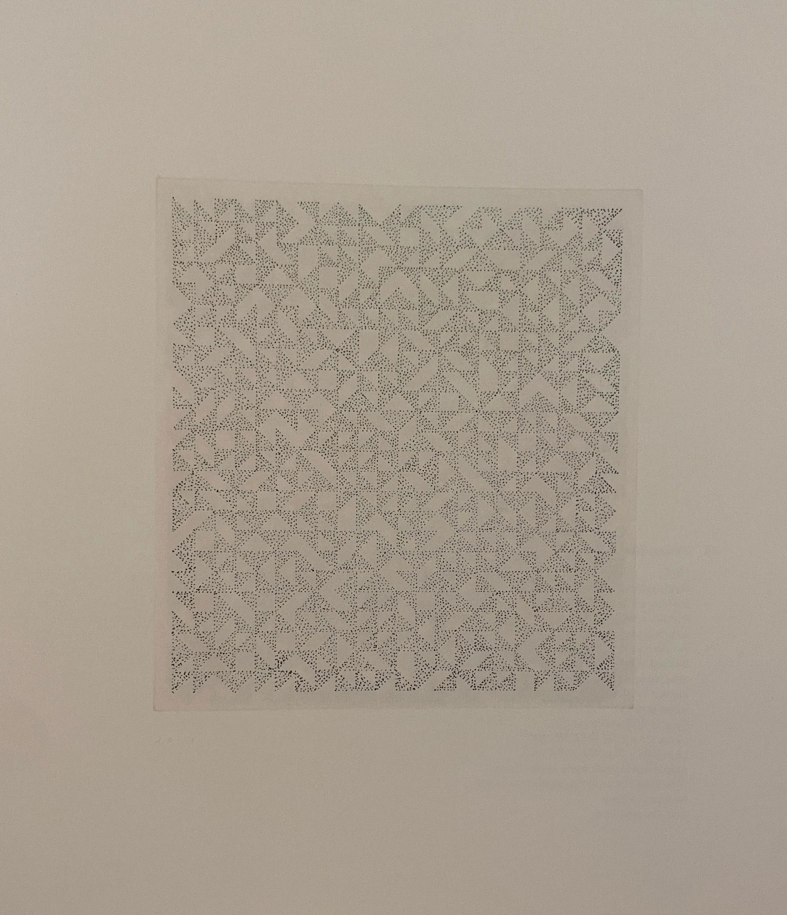 Anni Albers - Triangulated Intaglio I, 1976 (1 of 1)