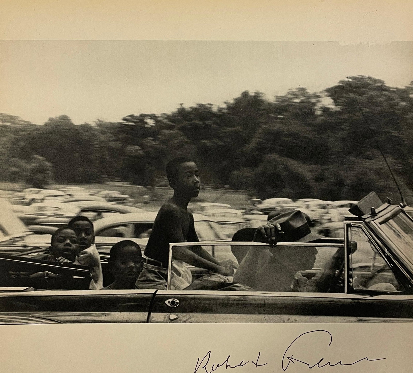 Robert Frank - Bell Isle, Detroit - Hand Signed: ROBERT FRANK (1924-2019) Bell Isle, Detroit Hand Signed to the bottom right Print in Colors 7 3/4" x 7"