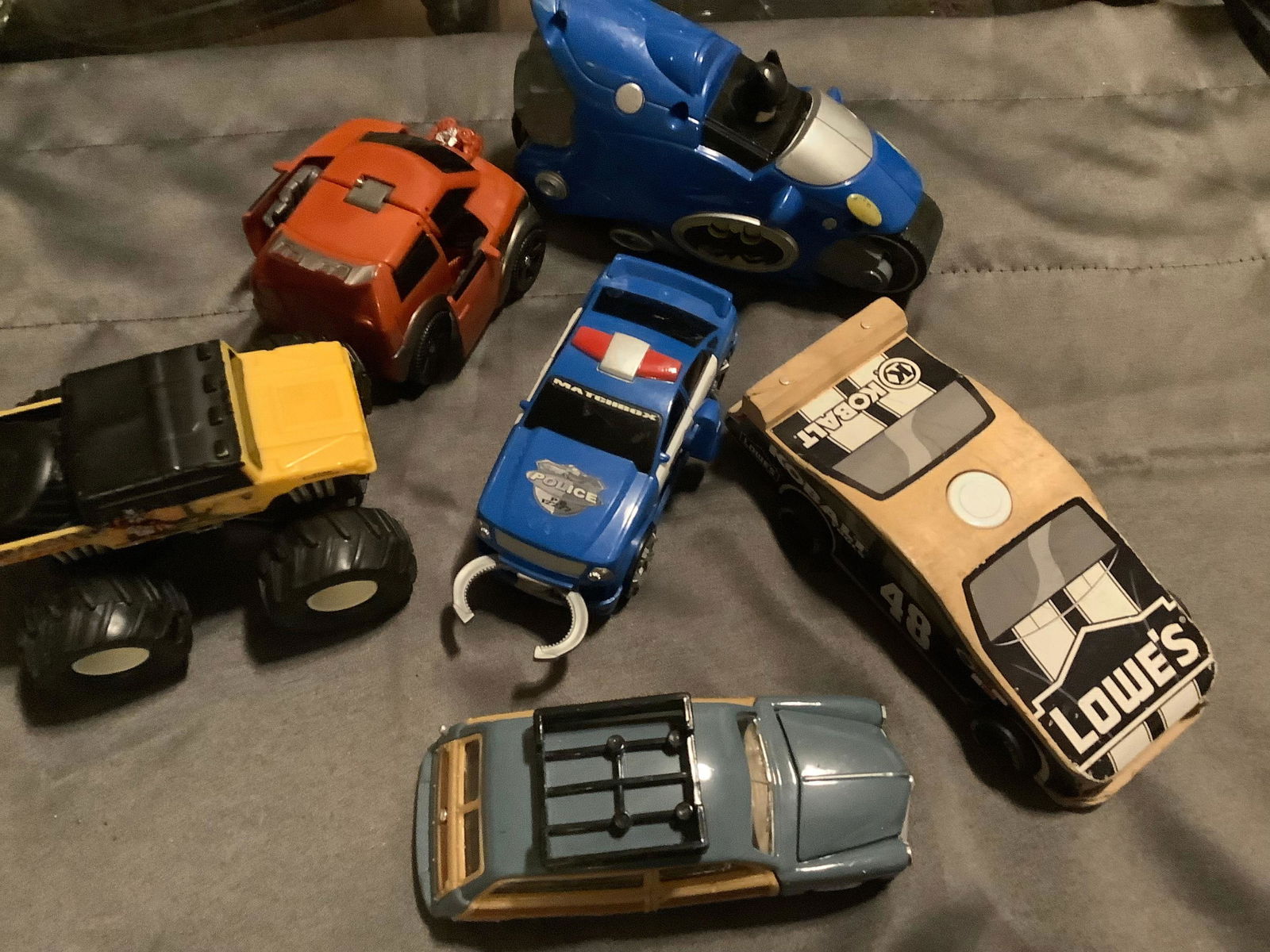 Lot of Cars including Matchbox, Lowe's, Batman and More (Some Battery Operated): Lot of Cars including Matchbox, Lowe's, Batman and More (Some Battery Operated)