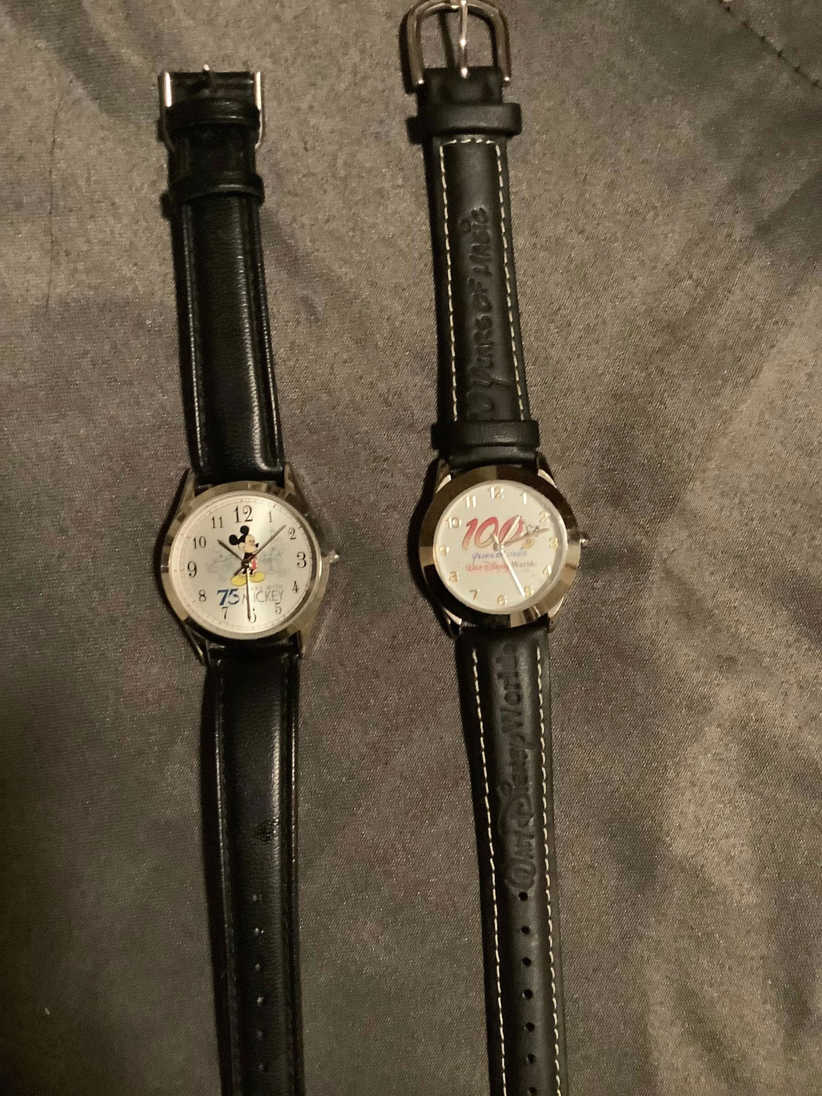 Lot of Two Disney Mickey Mouse Watches (1 of 1)