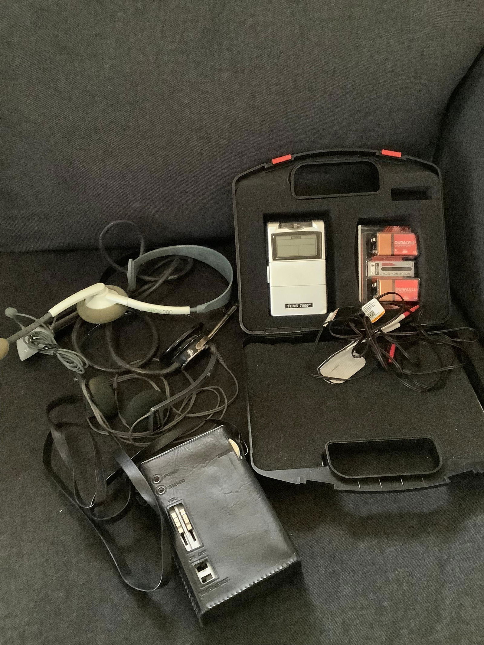 Lot of Tens 7000 EKG Machine, XBox360 Headphones, Stereo Receiver Model No. 1011 and More (1 of 1)