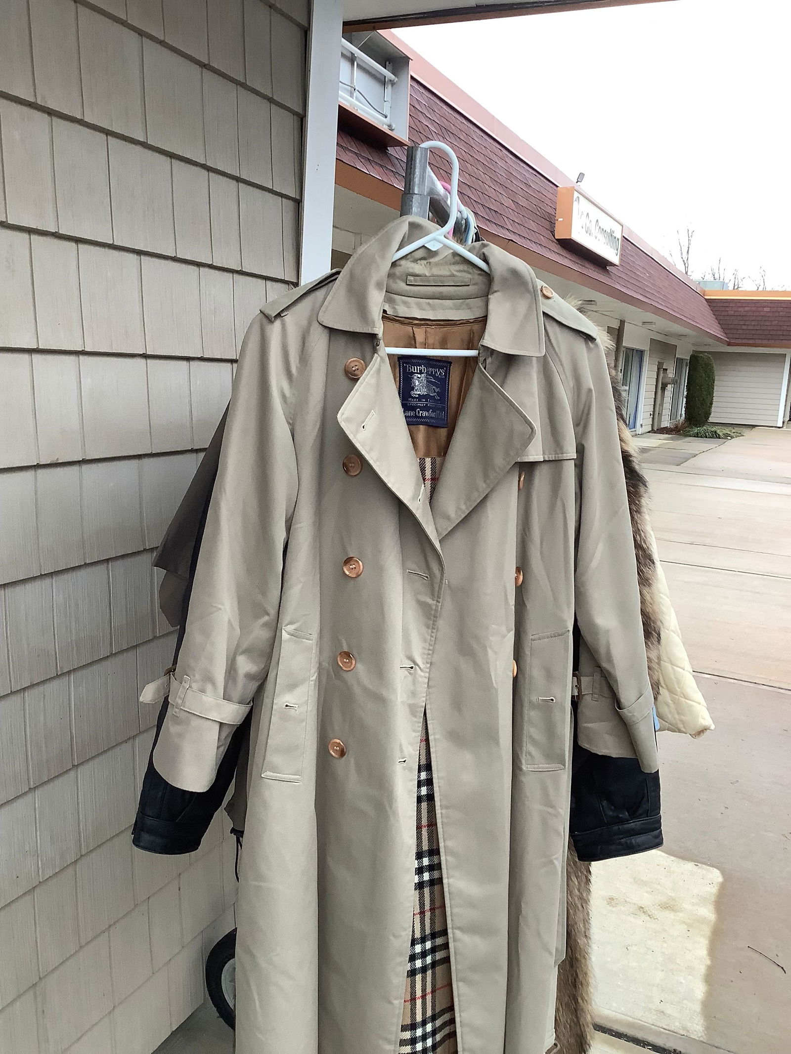 Burberrys'  Wool Lining Trench Coat Size Unknown (1 of 1)