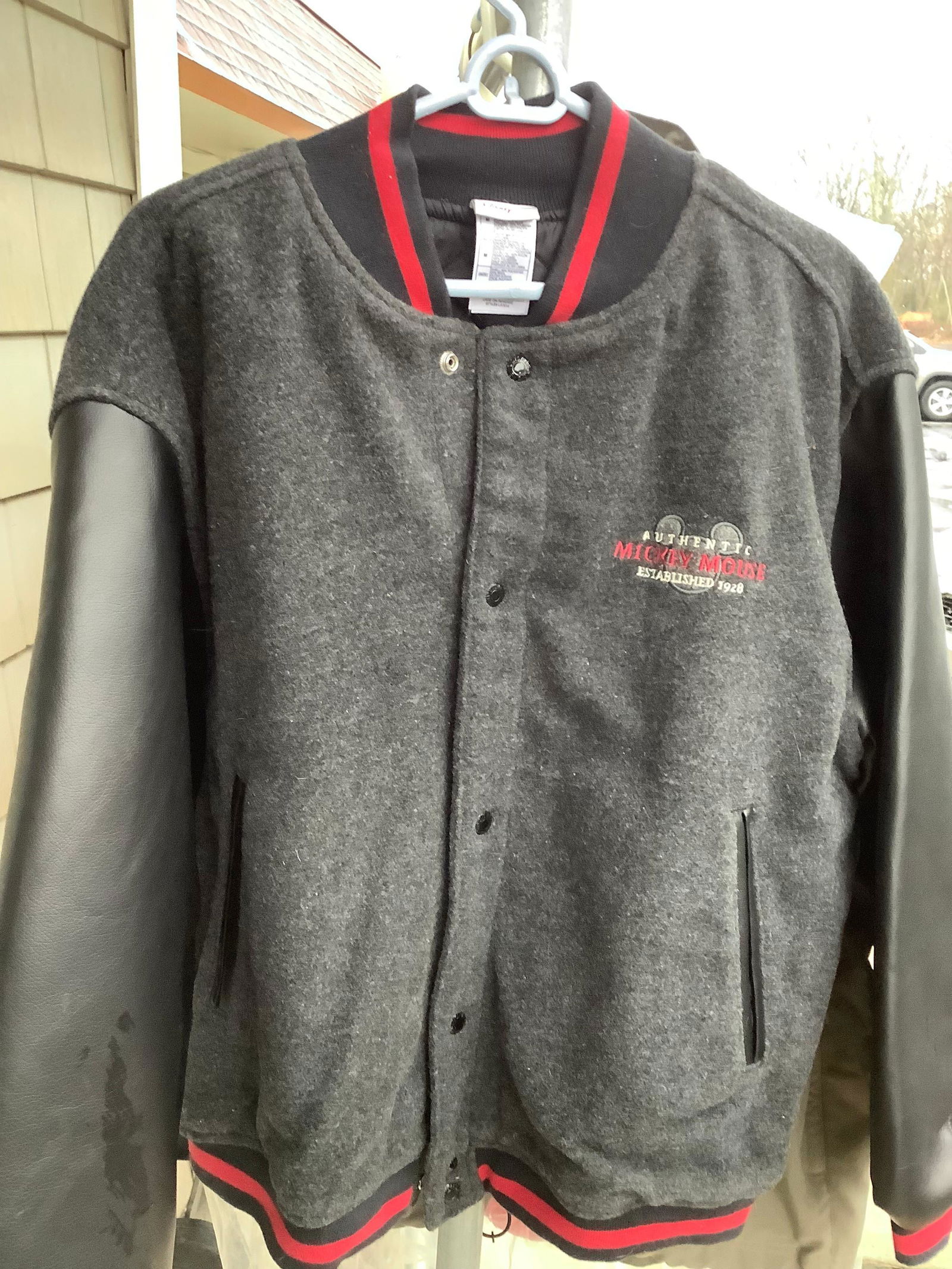 Walt Disney Authentic Mickey Mouse Varsity Jacket Size M (1 of 1)