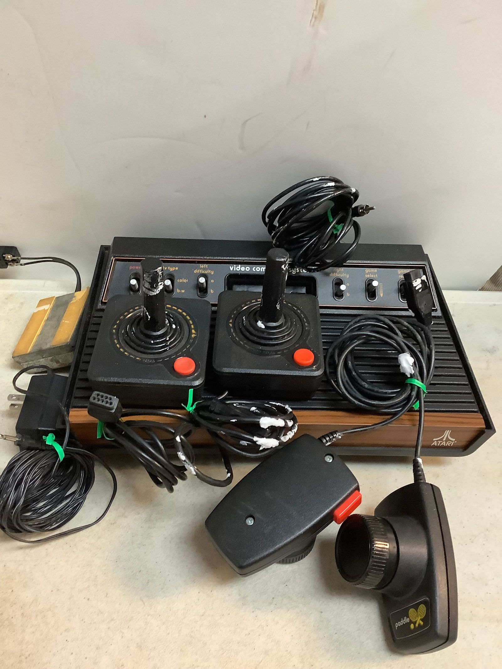 Vintage Video Computer System w/ Joy Sticks and More Serial No. 81089379 (1 of 1)