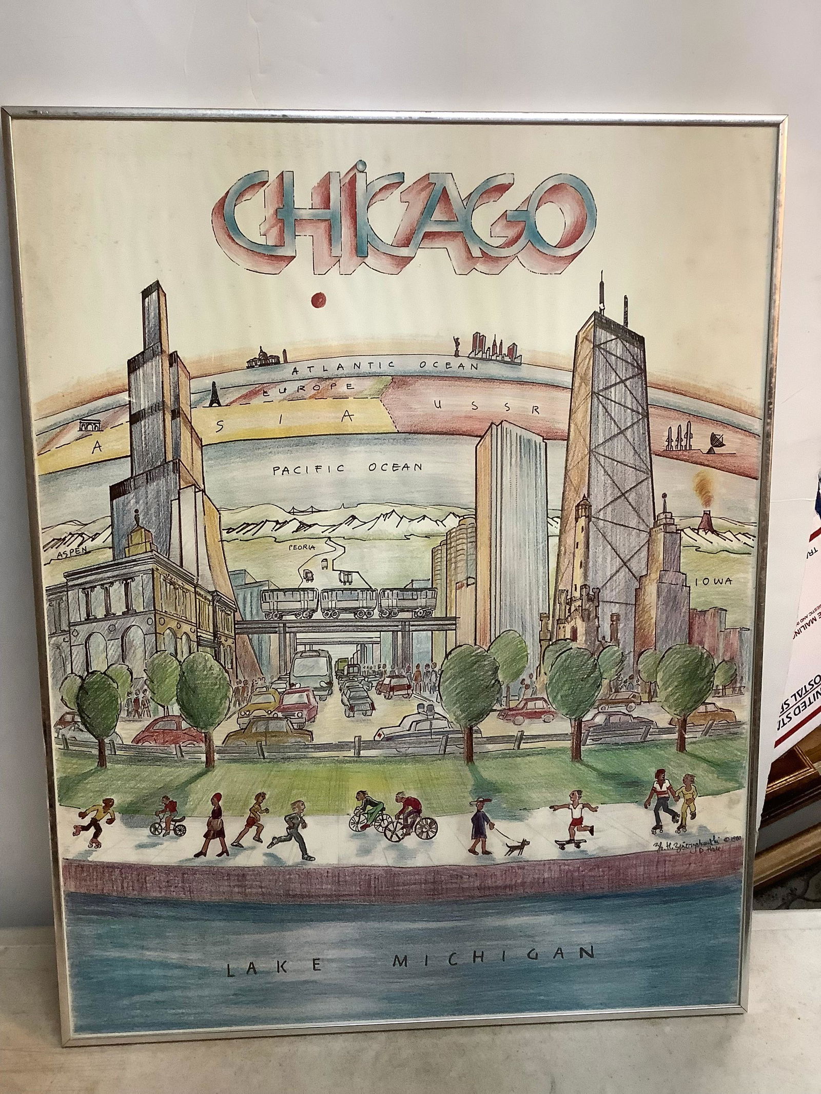 1980 Chicago Print 28x22 in (1 of 1)