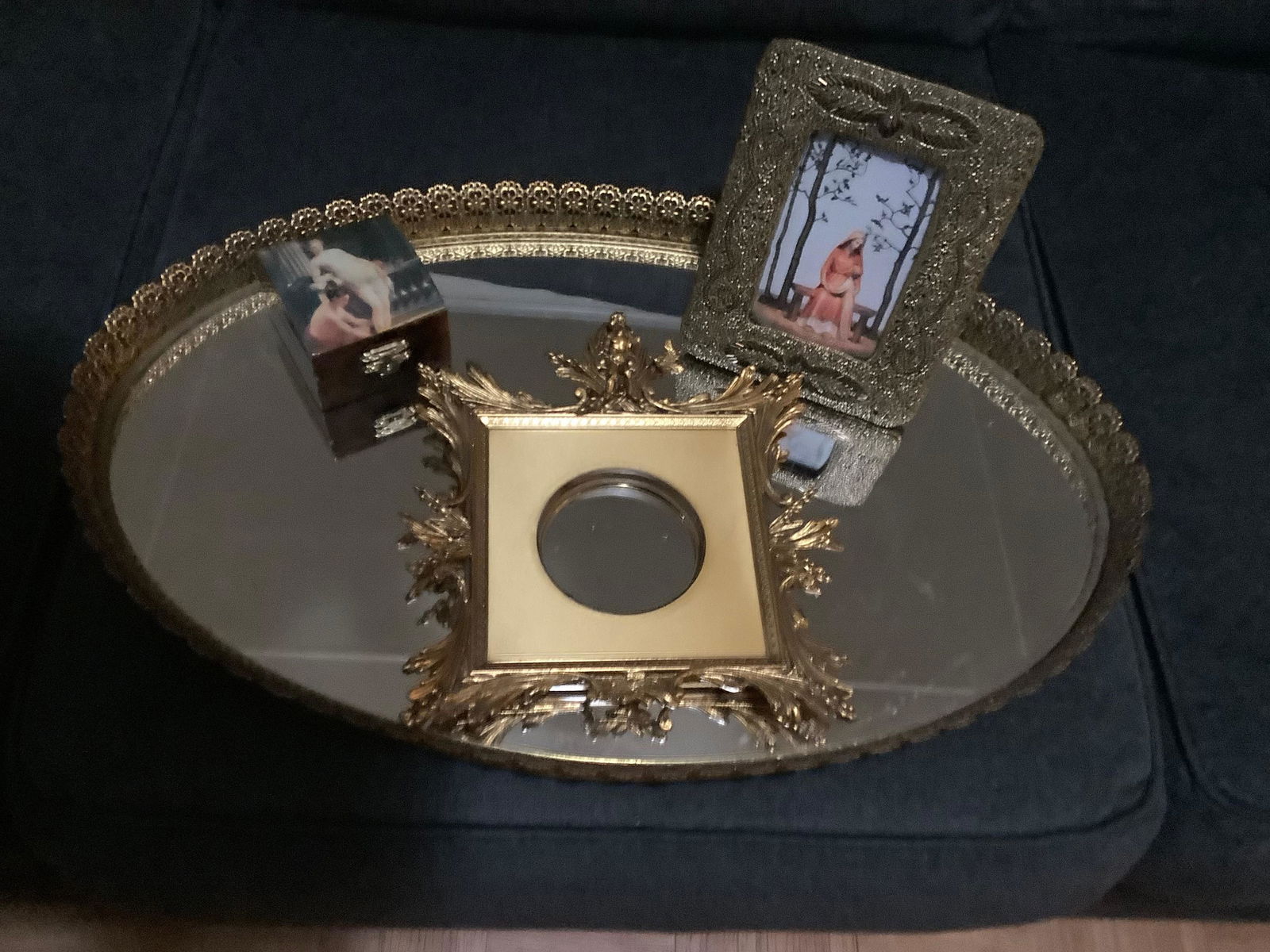Vanity Tray, Trinket Box and Frames Largest 22x14 (1 of 1)