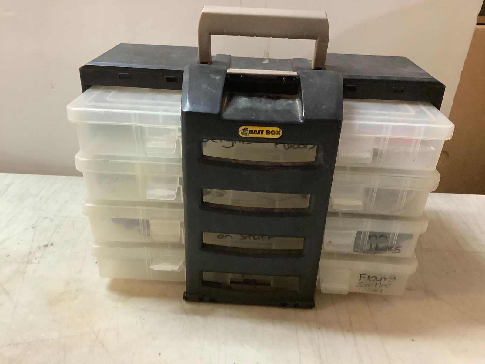 Plastic Bait Box w/tackle (1 of 1)