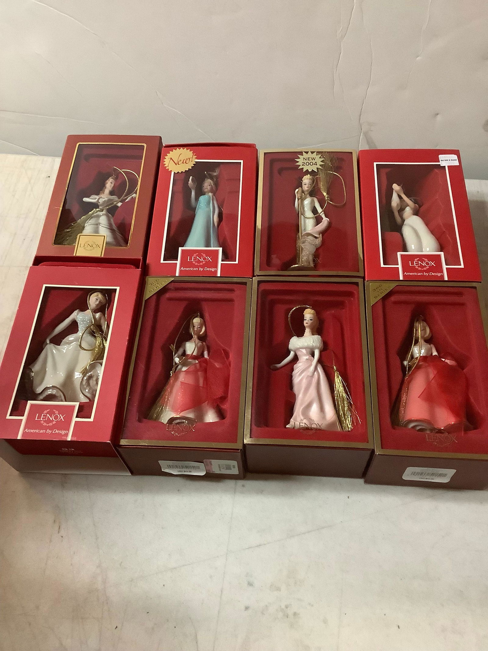 A lot of Lenox Disney princess ornaments (1 of 1)